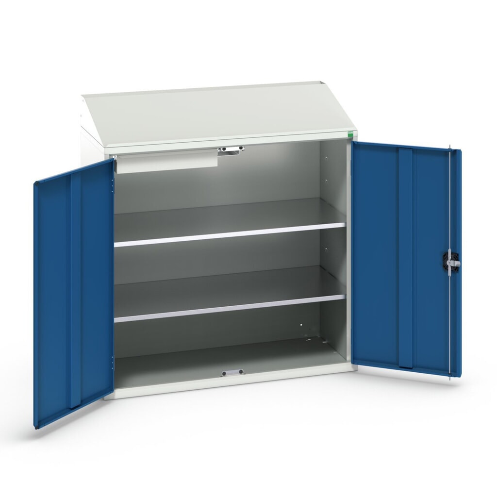 bott verso Economy desk with 2 shelves and 1 drawer, WxDxH: 1050 x 550 x 1130 mm Product image no. 1: bott verso Economy desk with 2 shelves and 1 drawer, WxDxH: 1050 x 550 x 1130 mm
