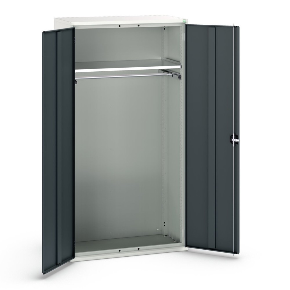 Product image no. 1: bott verso hinged door cabinet with 1 shelf and 1 clothes rail, WxDxH: 1050 x 550 x 2000 mm