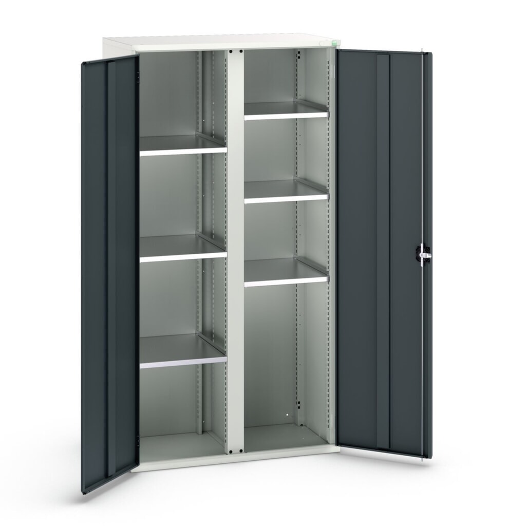 Product image: bott verso hinged door cabinet with 6 shelves, WxDxH: 1050 x 550 x 2000 mm