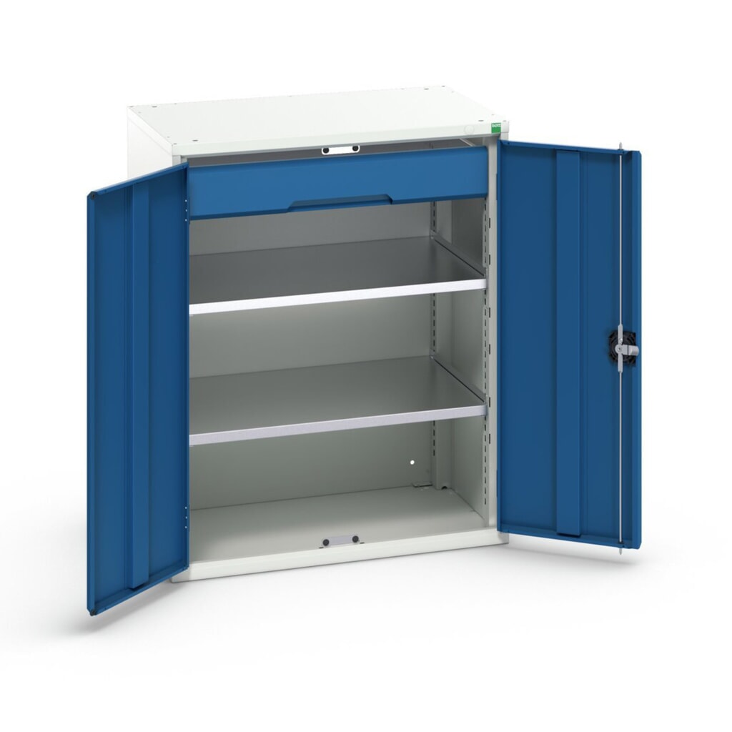 bott verso hinged door cabinet with drawer, with 2 shelves and 1 drawer, WxDxH: 800 x 550 x 1000 mm Product image no. 1: bott verso hinged door cabinet with drawer, with 2 shelves and 1 drawer, WxDxH: 800 x 550 x 1000 mm