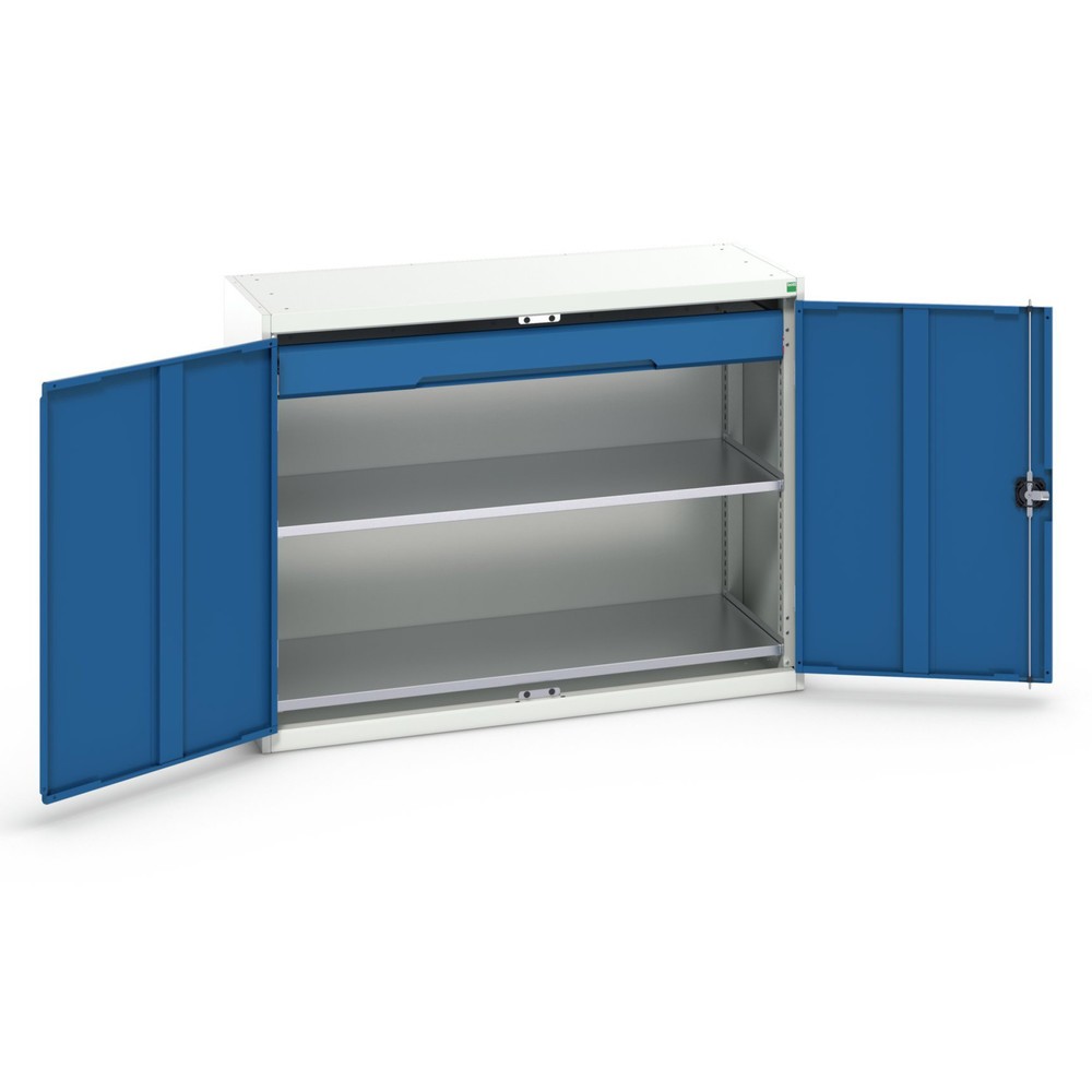 Product image no. 1: bott verso hinged door cabinet with drawer, with 2 shelves and 1 drawer, WxDxH: 1300 x 550 x 1000 mm