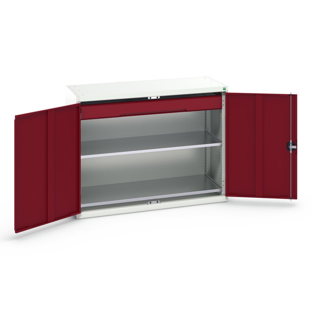Product image no. 1: bott verso hinged door cabinet with drawer, with 2 shelves and 1 drawer, WxDxH: 1300 x 550 x 1000 mm