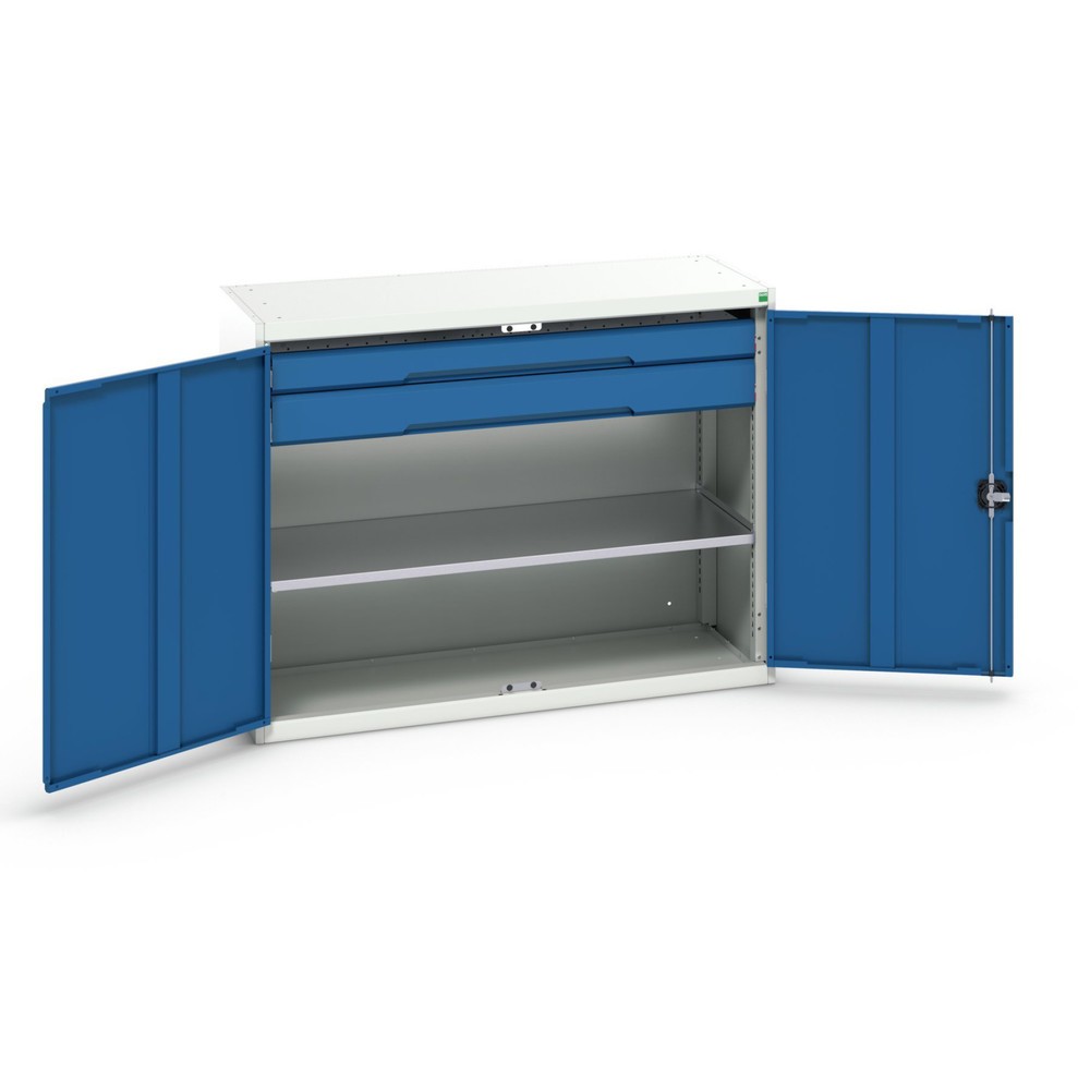 Product image no. 1: bott verso side cabinet with drawers, with 1 shelf and 2 drawers, WxDxH: 1300 x 550 x 1000 mm
