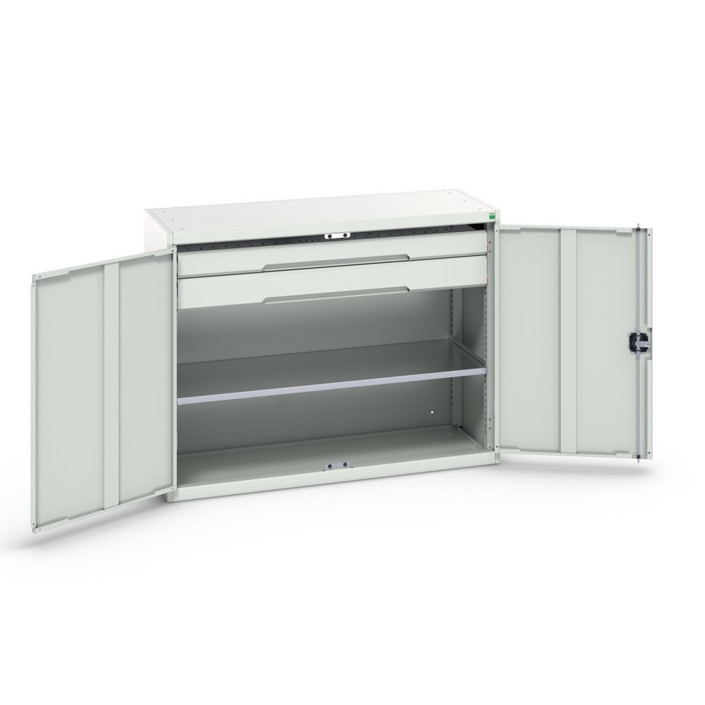 Product image no. 1: bott verso side cabinet with drawers, with 1 shelf and 2 drawers, WxDxH: 1300 x 550 x 1000 mm