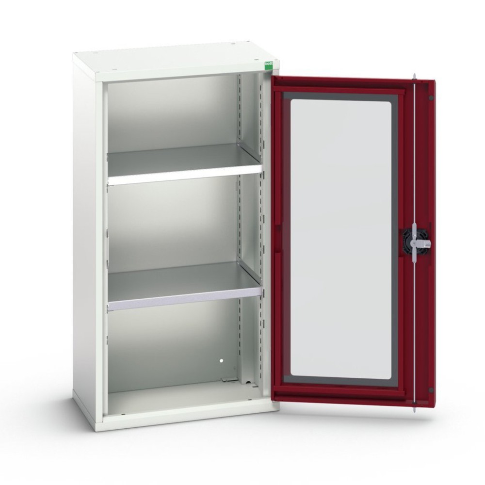 Product image no. 1: bott verso side cabinet with see-through panel, with 2 shelves, WxDxH: 525 x 350 x 1000 mm