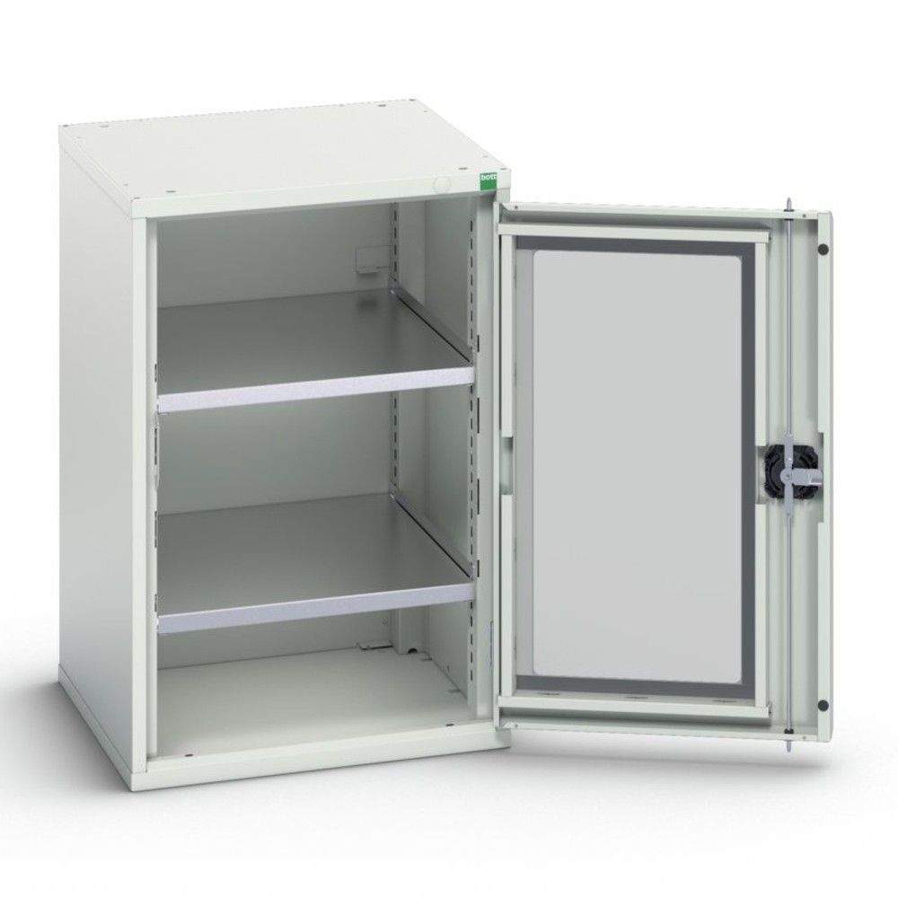 Product image no. 1: bott verso side cabinet with see-through panel, with 2 shelves, WxDxH: 525 x 550 x 800 mm
