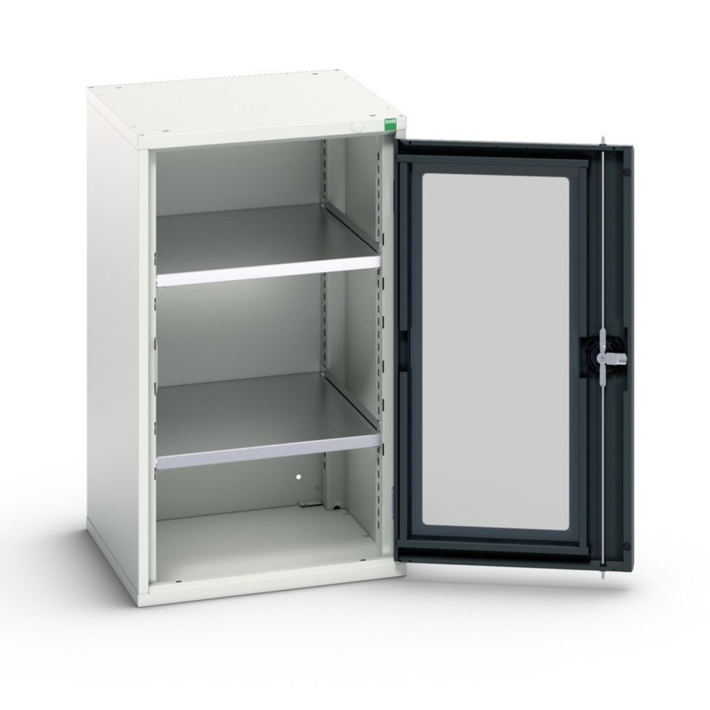 Product image no. 1: bott verso side cabinet with see-through panel, with 2 shelves, WxDxH: 525 x 550 x 900 mm