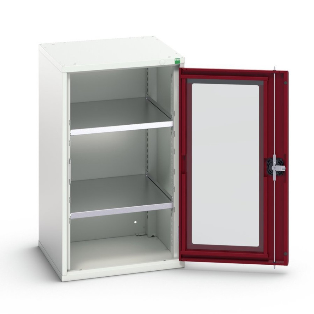 Product image no. 1: bott verso side cabinet with see-through panel, with 2 shelves, WxDxH: 525 x 550 x 900 mm