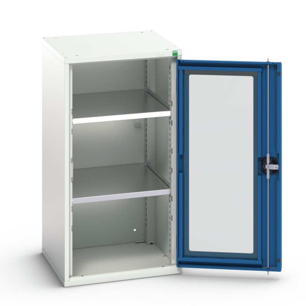 Product image no. 1: bott verso side cabinet with see-through panel, with 2 shelves, WxDxH: 525 x 550 x 1000 mm