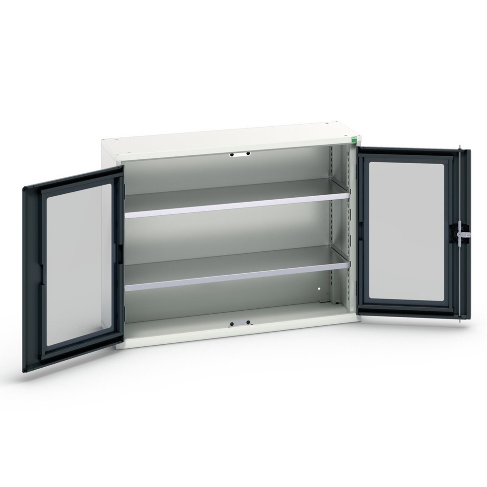Product image no. 1: bott verso side cabinet with see-through panel, with 2 shelves, WxDxH: 1050 x 350 x 800 mm