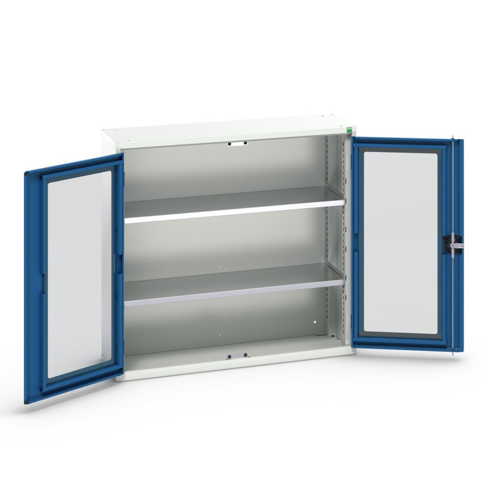 Product image no. 1: bott verso side cabinet with see-through panel, with 2 shelves, WxDxH: 1050 x 350 x 1000 mm