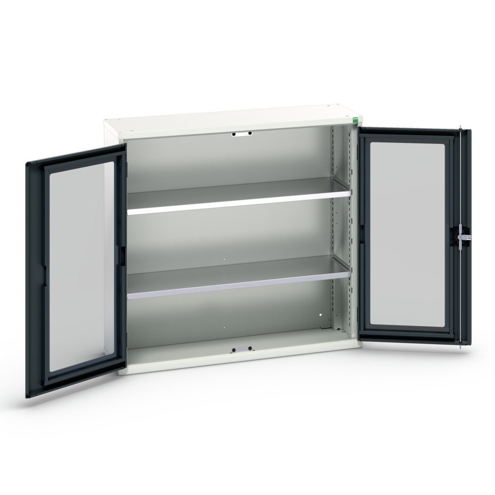 Product image no. 1: bott verso side cabinet with see-through panel, with 2 shelves, WxDxH: 1050 x 350 x 1000 mm
