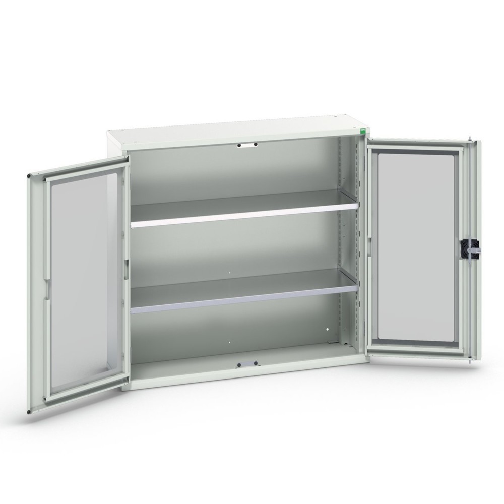 Product image no. 1: bott verso side cabinet with see-through panel, with 2 shelves, WxDxH: 1050 x 350 x 1000 mm