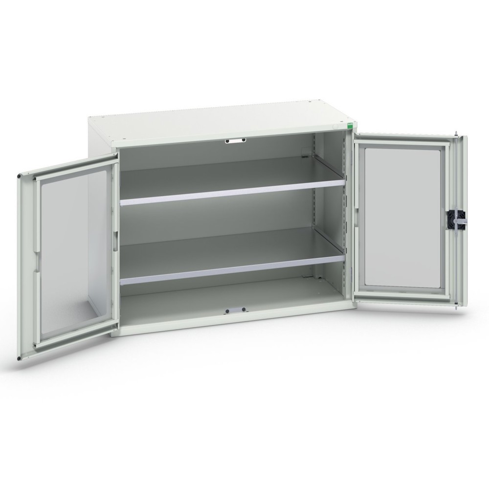 Product image no. 1: bott verso side cabinet with see-through panel, with 2 shelves, WxDxH: 1050 x 550 x 800 mm