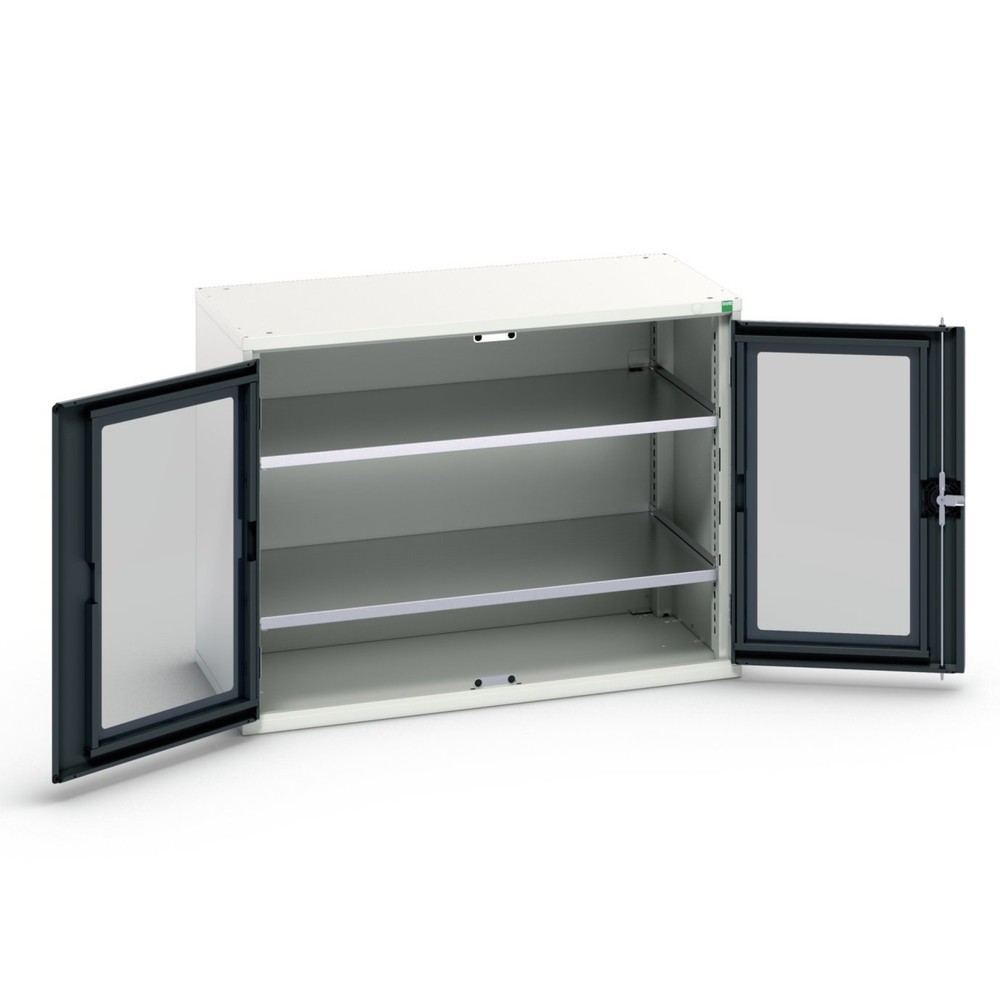 Product image no. 1: bott verso side cabinet with see-through panel, with 2 shelves, WxDxH: 1050 x 550 x 800 mm