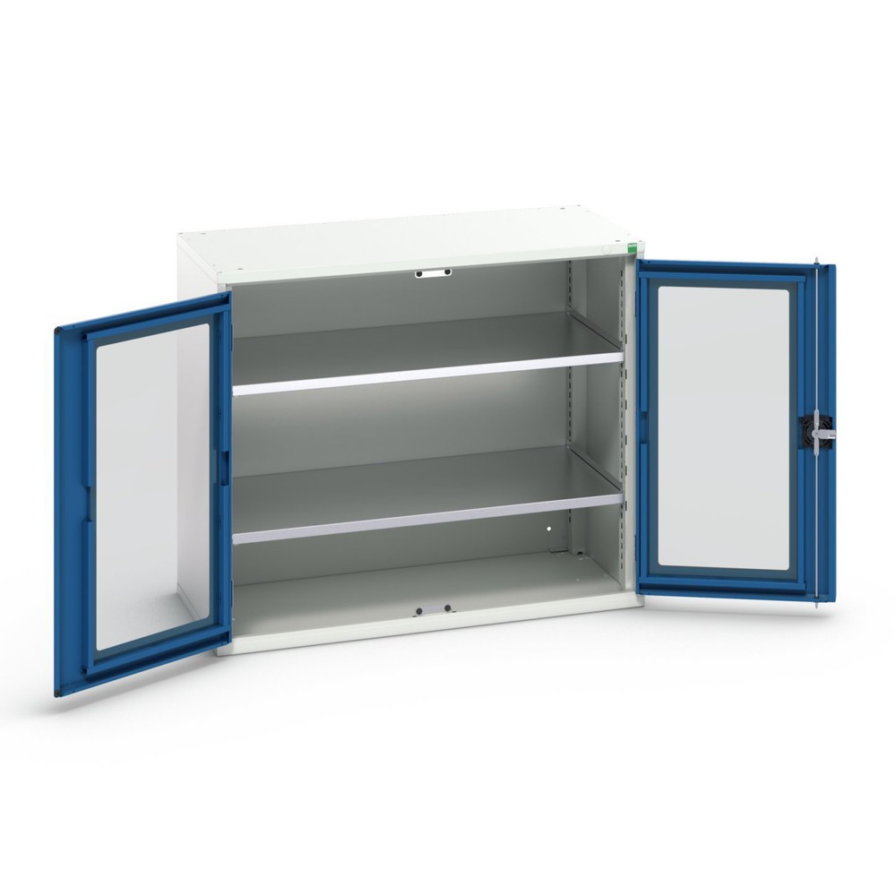 Product image no. 1: bott verso side cabinet with see-through panel, with 2 shelves, WxDxH: 1050 x 550 x 900 mm