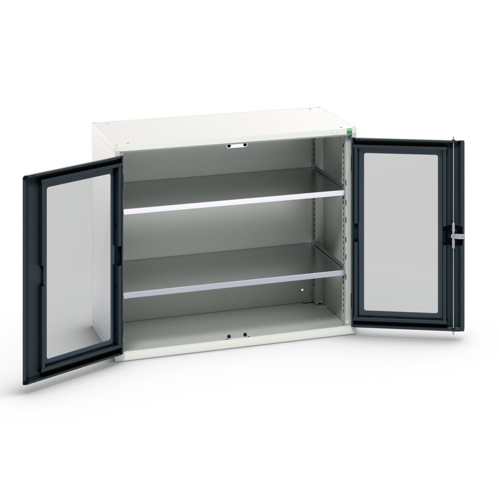 Product image no. 1: bott verso side cabinet with see-through panel, with 2 shelves, WxDxH: 1050 x 550 x 900 mm