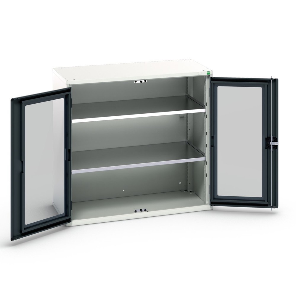 Product image no. 1: bott verso side cabinet with see-through panel, with 2 shelves, WxDxH: 1050 x 550 x 1000 mm