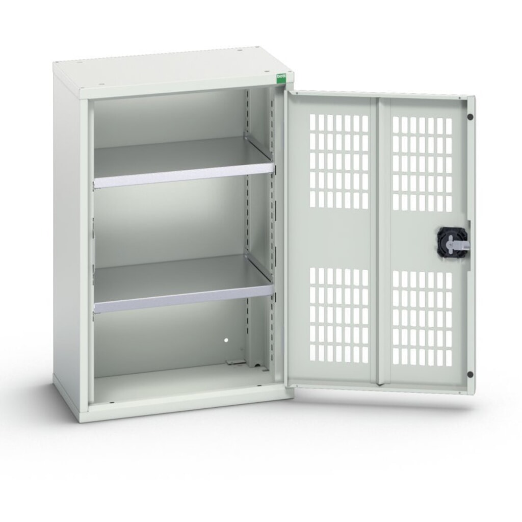 Product image: bott verso hinged door cabinet with ventilation, with 2 shelves, WxDxH: 525 x 350 x 800 mm