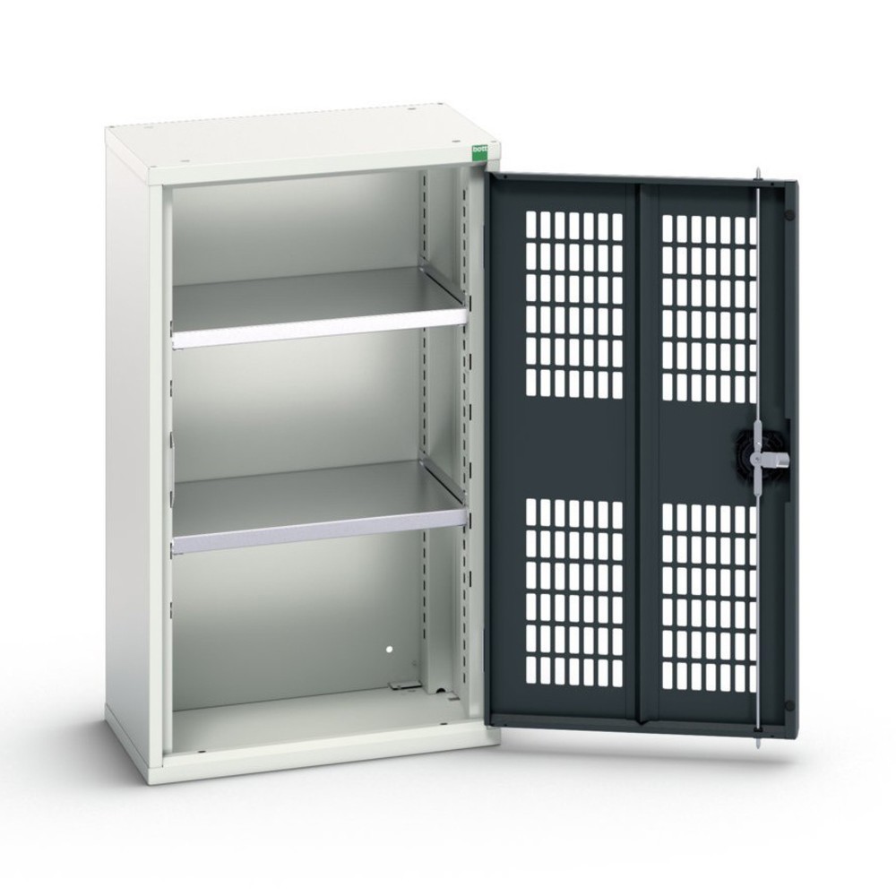 Product image: bott verso hinged door cabinet with ventilation, with 2 shelves, WxDxH: 525 x 350 x 900 mm