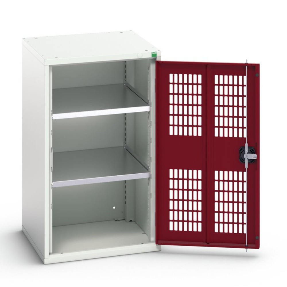 Product image no. 1: bott verso hinged door cabinet with ventilation, with 2 shelves, WxDxH: 525 x 550 x 900 mm