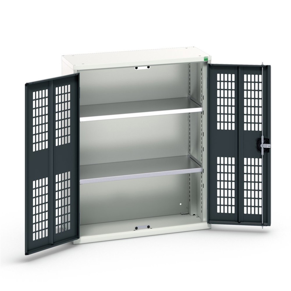 Product image no. 1: bott verso hinged door cabinet with ventilation, with 2 shelves, WxDxH: 800 x 350 x 1000 mm