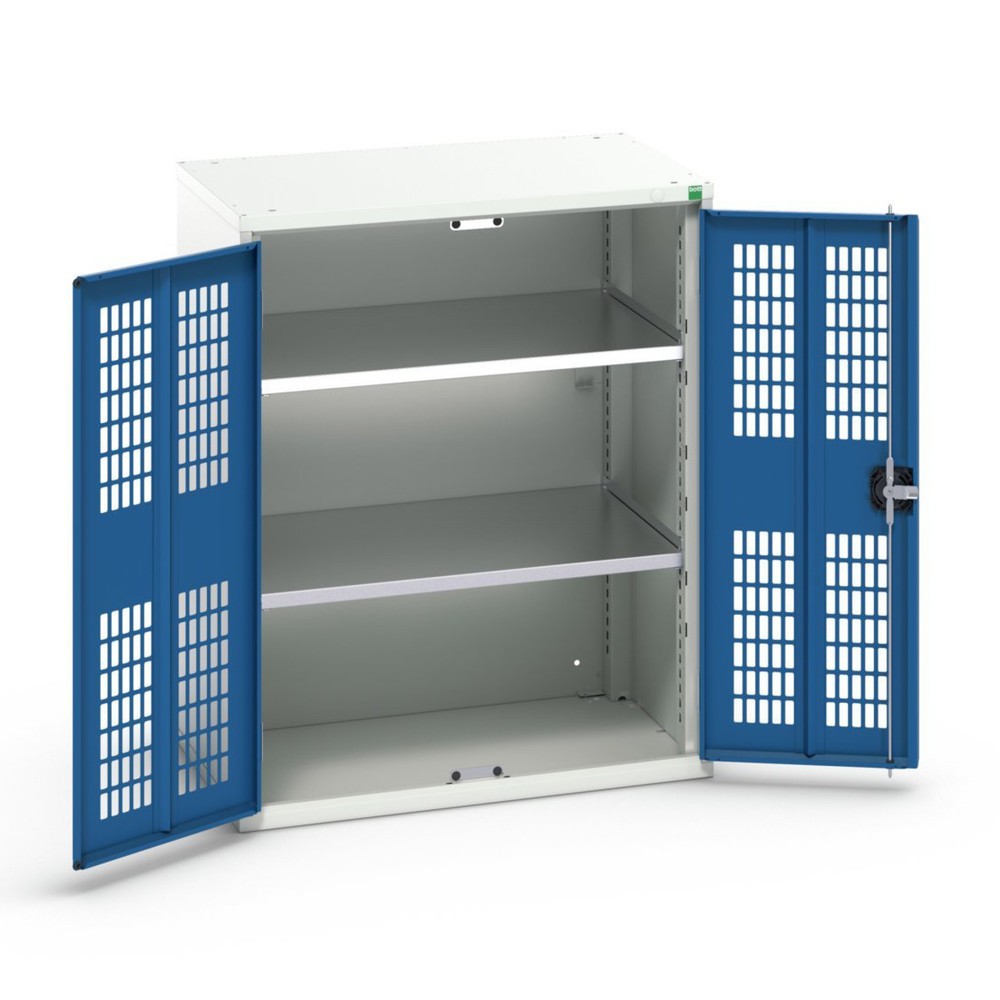 Product image no. 1: bott verso hinged door cabinet with ventilation, with 2 shelves, WxDxH: 800 x 550 x 1000 mm