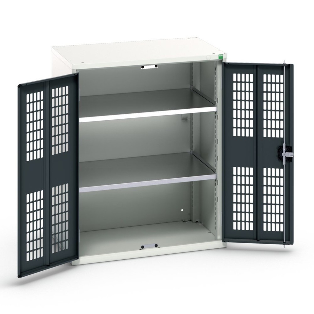 Product image no. 1: bott verso hinged door cabinet with ventilation, with 2 shelves, WxDxH: 800 x 550 x 1000 mm