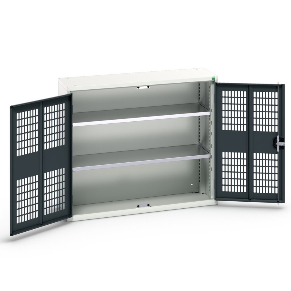 Product image no. 1: bott verso hinged door cabinet with ventilation, with 2 shelves, WxDxH: 1050 x 350 x 900 mm