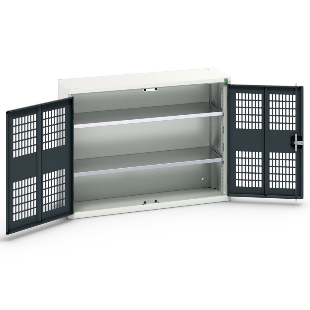 Product image no. 1: bott verso hinged door cabinet with ventilation, with 2 shelves, WxDxH: 1050 x 350 x 800 mm