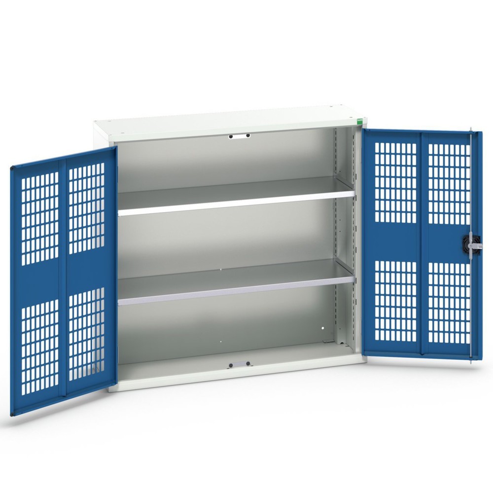 Product image no. 1: bott verso hinged door cabinet with ventilation, with 2 shelves, WxDxH: 1050 x 350 x 1000 mm