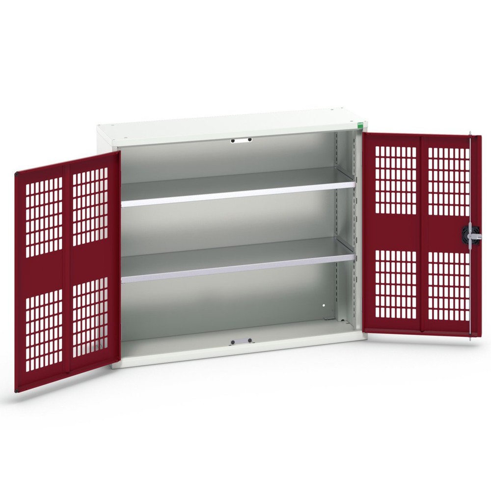 Product image no. 1: bott verso hinged door cabinet with ventilation, with 2 shelves, WxDxH: 1050 x 350 x 900 mm