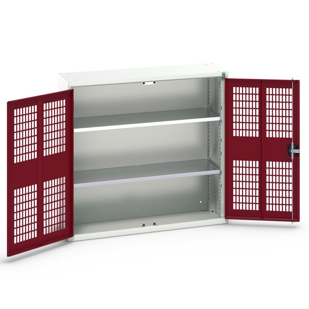 Product image no. 1: bott verso hinged door cabinet with ventilation, with 2 shelves, WxDxH: 1050 x 350 x 1000 mm
