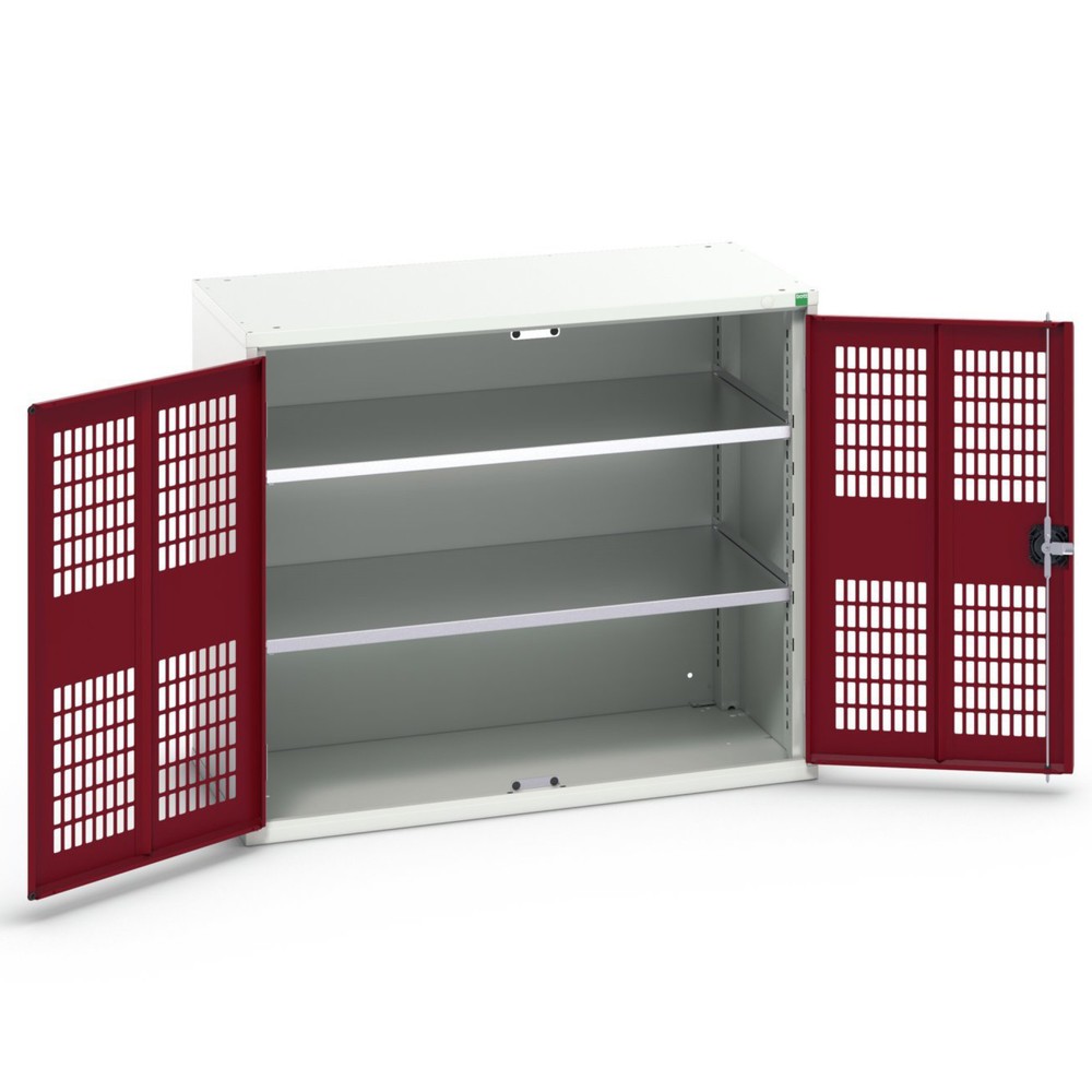 Product image no. 1: bott verso hinged door cabinet with ventilation, with 2 shelves, WxDxH: 1050 x 550 x 900 mm