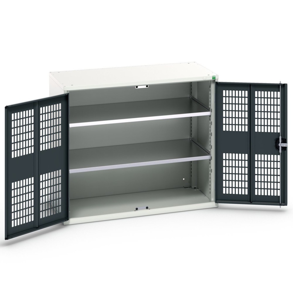 Product image no. 1: bott verso hinged door cabinet with ventilation, with 2 shelves, WxDxH: 1050 x 550 x 900 mm