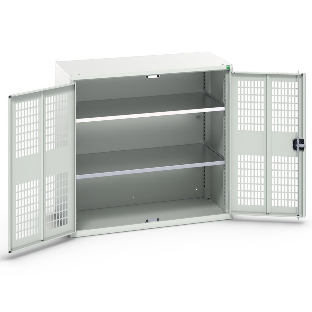 Product image no. 1: bott verso hinged door cabinet with ventilation, with 2 shelves, WxDxH: 1050 x 550 x 1000 mm