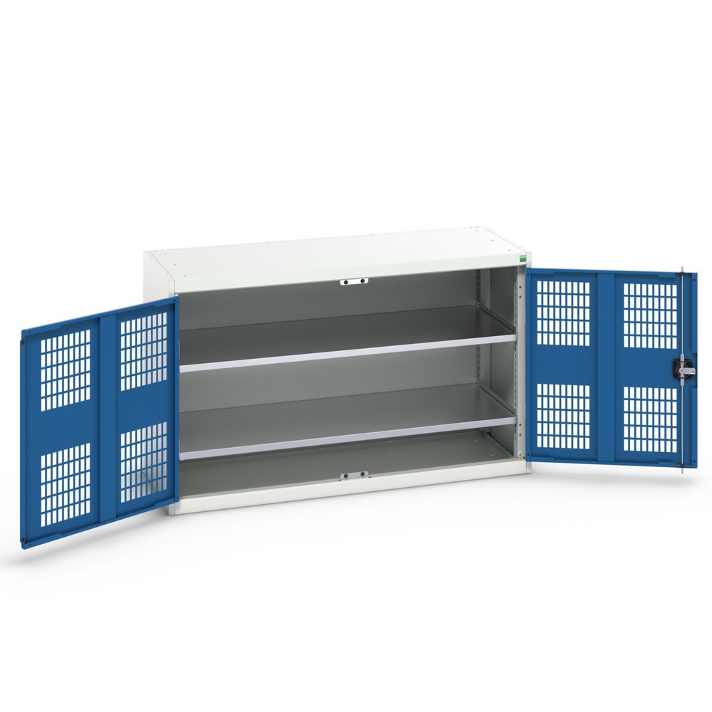 Product image no. 1: bott verso hinged door cabinet with ventilation, with 2 shelves, WxDxH: 1300 x 550 x 800 mm