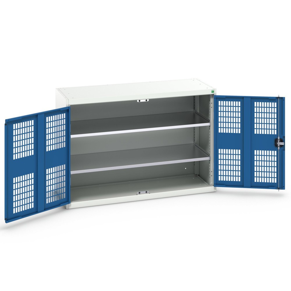 Product image no. 1: bott verso hinged door cabinet with ventilation, with 2 shelves, WxDxH: 1300 x 550 x 900 mm