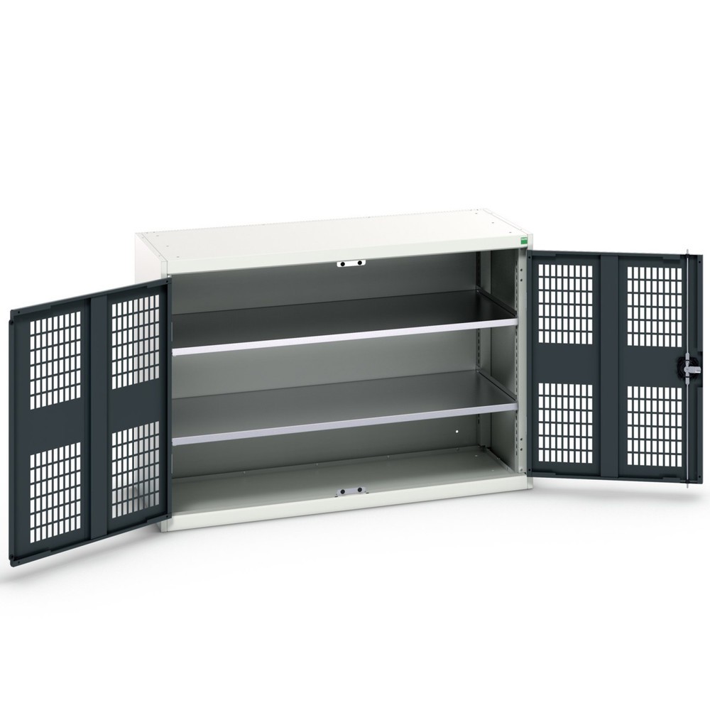 Product image no. 1: bott verso hinged door cabinet with ventilation, with 2 shelves, WxDxH: 1300 x 550 x 900 mm