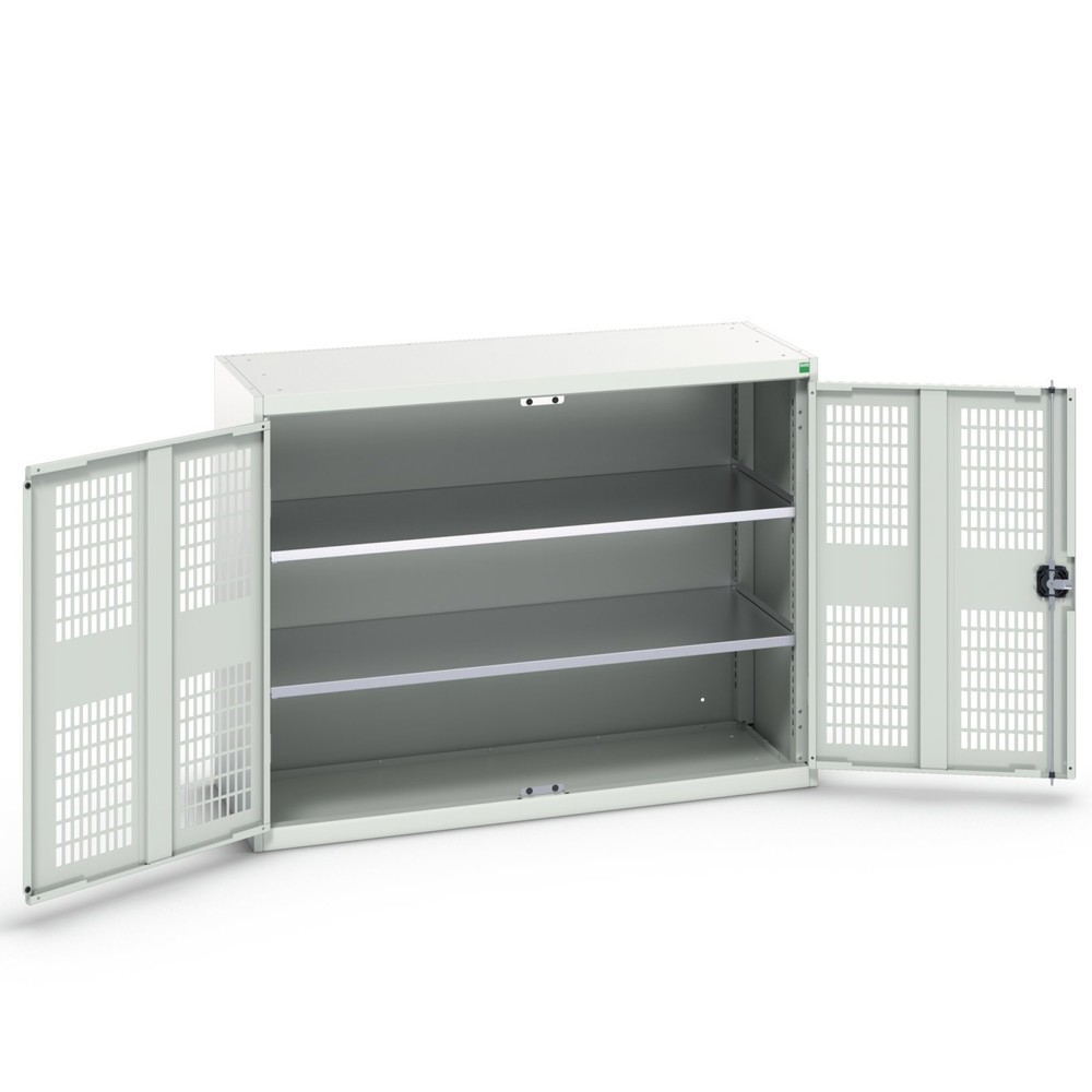 Product image no. 1: bott verso hinged door cabinet with ventilation, with 2 shelves, WxDxH: 1300 x 550 x 1000 mm