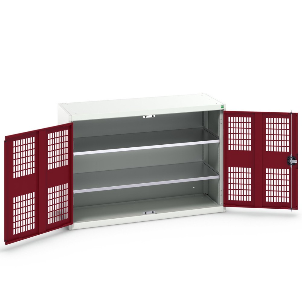 Product image no. 1: bott verso hinged door cabinet with ventilation, with 2 shelves, WxDxH: 1300 x 550 x 900 mm