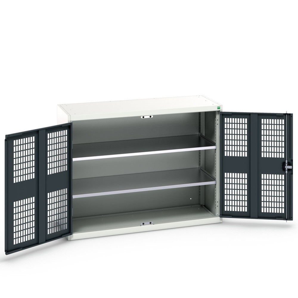 Product image no. 1: bott verso hinged door cabinet with ventilation, with 2 shelves, WxDxH: 1300 x 550 x 1000 mm