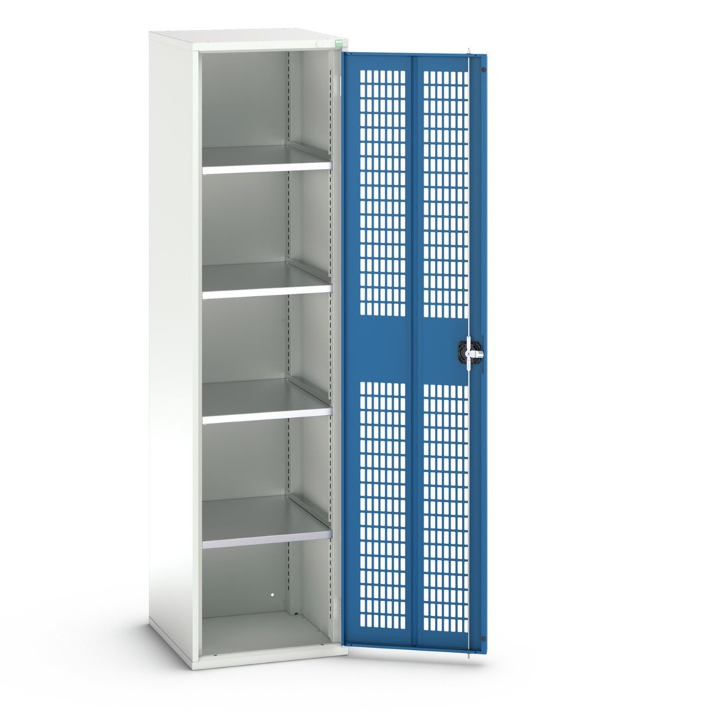 Product image no. 1: bott verso hinged door cabinet with ventilation, with 4 shelves, WxDxH: 525 x 550 x 2000 mm