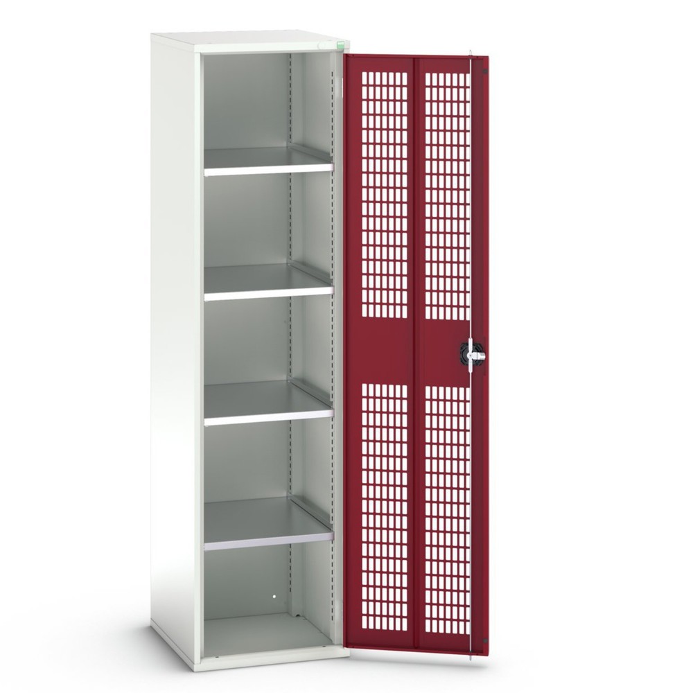 Product image no. 1: bott verso hinged door cabinet with ventilation, with 4 shelves, WxDxH: 525 x 550 x 2000 mm