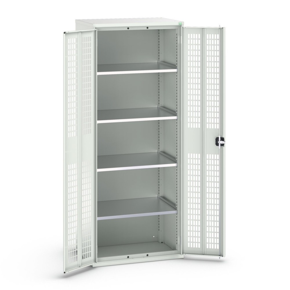 Product image no. 1: bott verso hinged door cabinet with ventilation, with 4 shelves, WxDxH: 800 x 550 x 2000 mm
