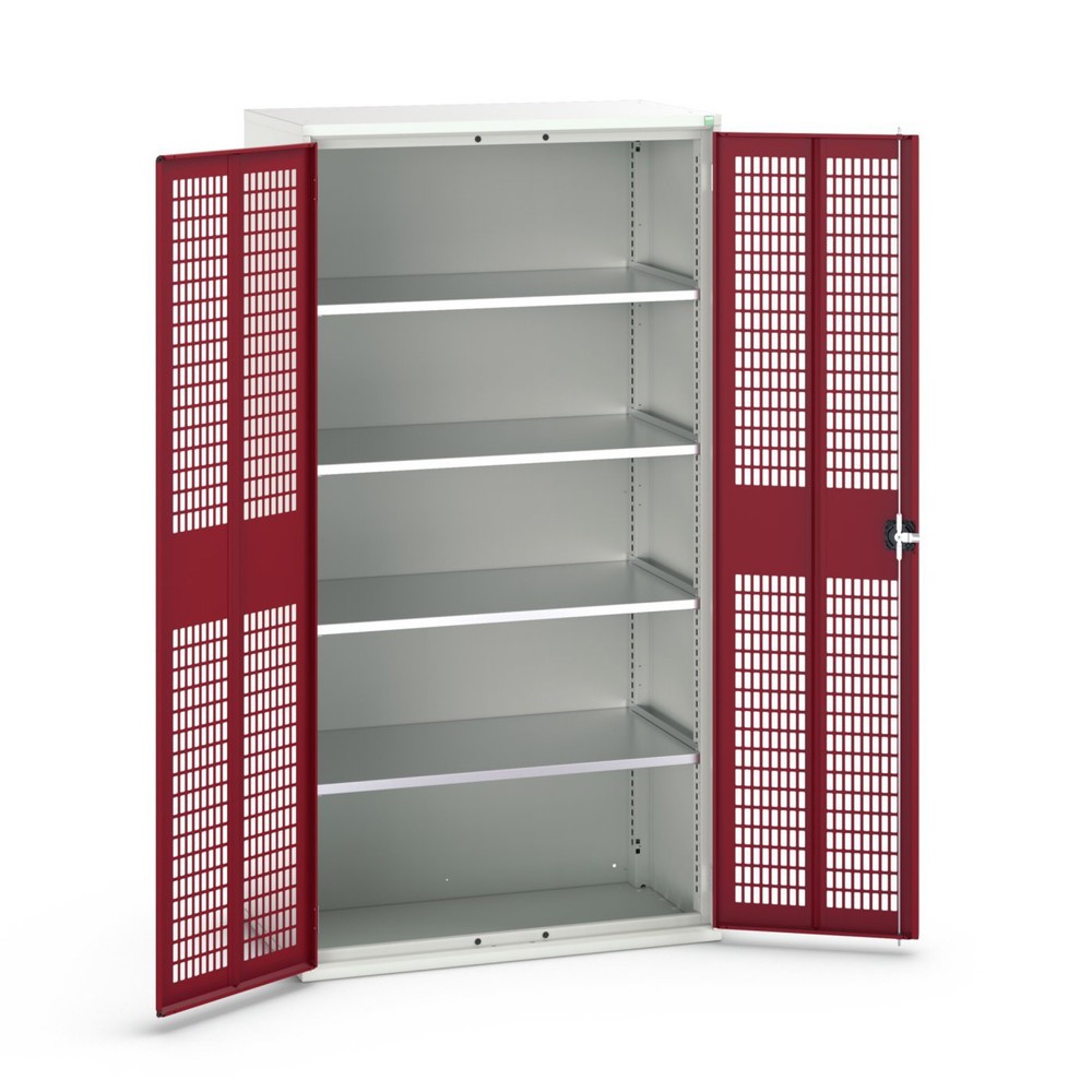 Product image no. 1: bott verso hinged door cabinet with ventilation, with 4 shelves, WxDxH: 1050 x 550 x 2000 mm