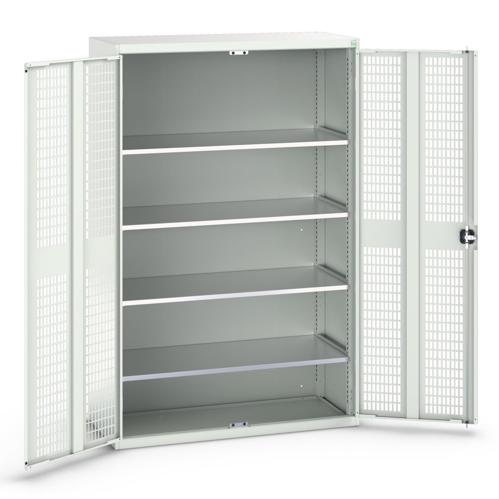 Product image no. 1: bott verso hinged door cabinet with ventilation, with 4 shelves, WxDxH: 1300 x 550 x 2000 mm