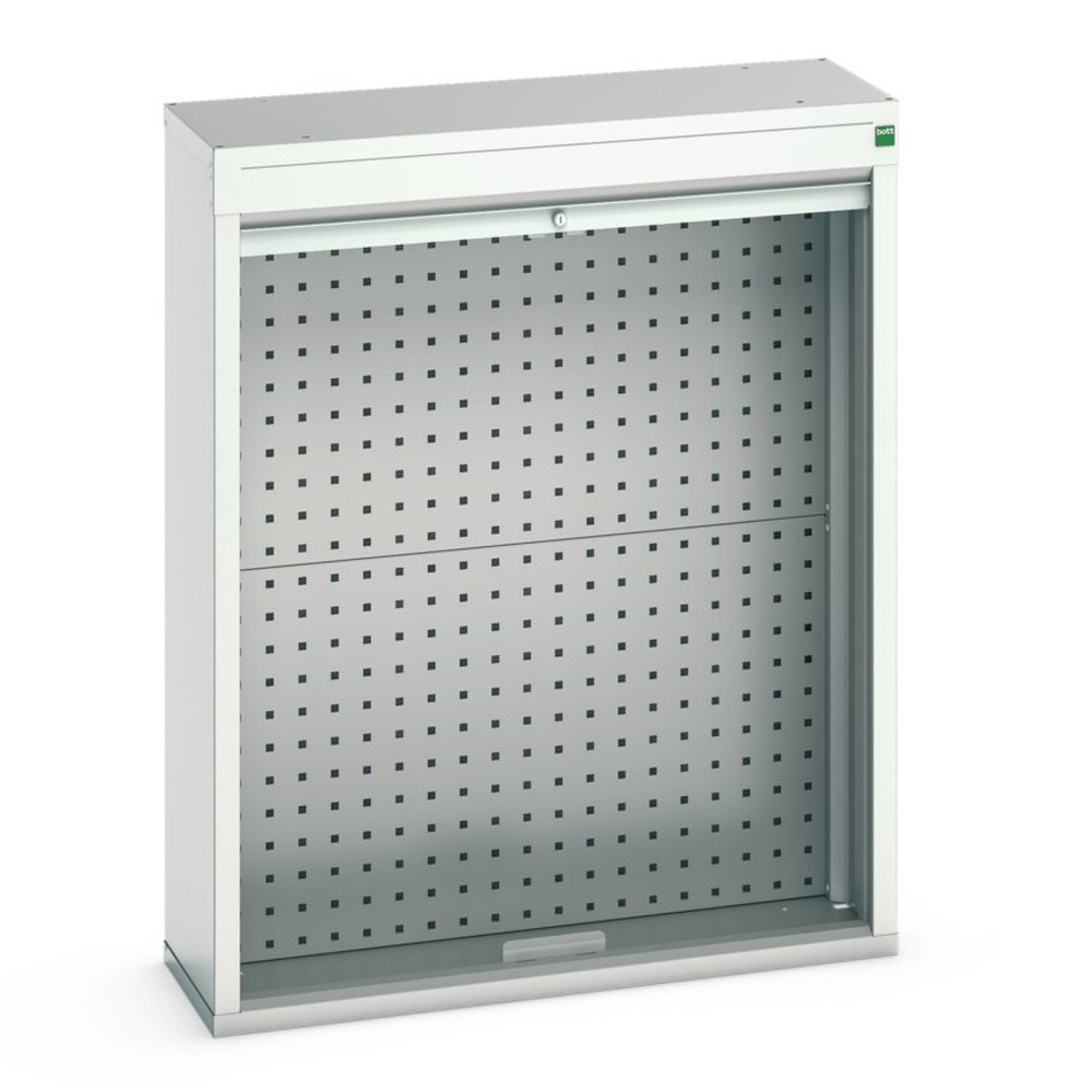 Produktabbildung Nr. 1: bott verso roller shutter cabinet with rear panel, WxDxH: 800 x 350 x 1000 mm