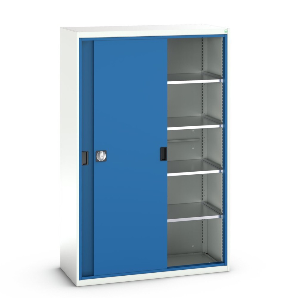 Produktabbildung Nr. 1: bott verso sliding door cabinet with 4 shelves, WxDxH: 1300 x 550 x 2000 mm