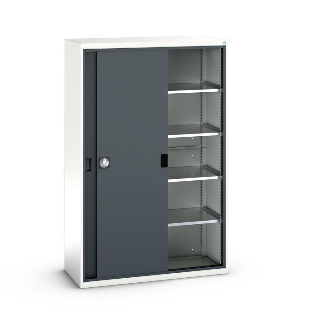 Product image no. 1: bott verso sliding door cabinet with 4 shelves, WxDxH: 1300 x 550 x 2000 mm